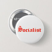 Sozialistisch Button (Vorne & Hinten)