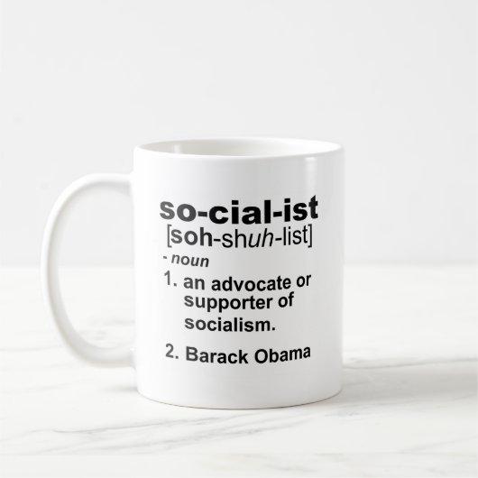sozialistische Definition Kaffeetasse (Links)