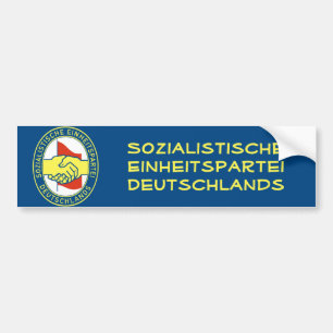 Sozialistische Einheitspartei Deutschlands Autoaufkleber