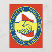 Sozialistische Einheitspartei Deutschlands Postkarte (Vorderseite)