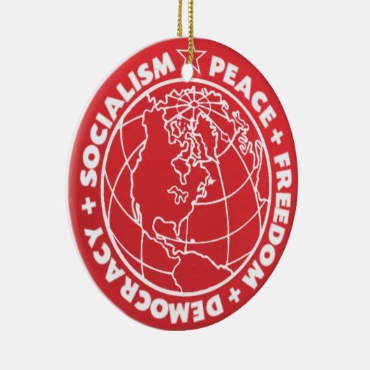 Sozialistische Friedensverzierung Keramikornament (Rechts)