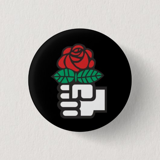 Sozialistische Internationale Button (Vorderseite)