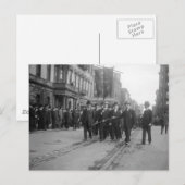 Sozialistische Parade, NYC: 1908 Postkarte (Vorne/Hinten)