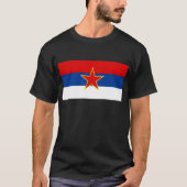Sozialistische Republik des Serbien-Flaggen-Shirts T-Shirt (Vorderseite)