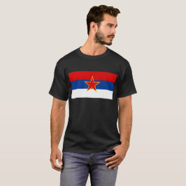 Sozialistische Republik des Serbien-Flaggen-Shirts T-Shirt