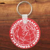 Sozialistische Schlüsselkette Schlüsselanhänger (Vorderseite)