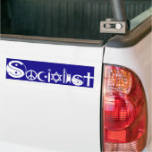 Sozialistischer Autoaufkleber (Auf Lkw)