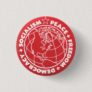 Sozialistischer Knopf Button