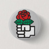 Sozialistischer Knopf Button (Vorderseite)