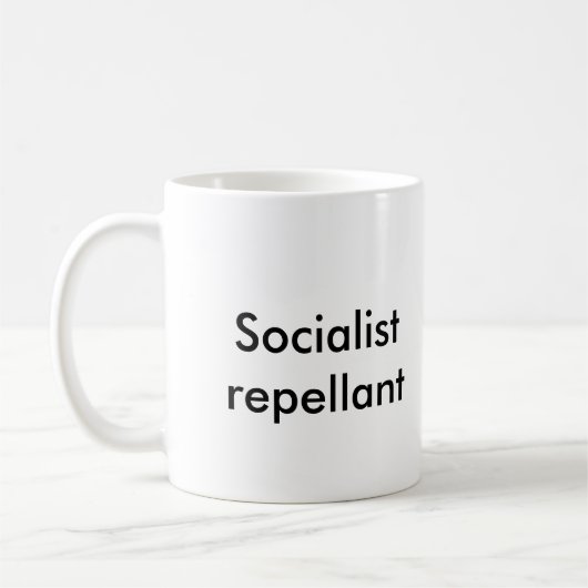 Sozialistischer Repellant Kaffeetasse (Links)