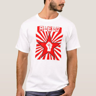 Sozialistischer - roter Stern - Kommunist - T-Shirt