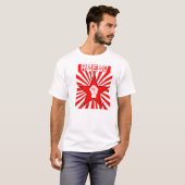 Sozialistischer - roter Stern - Kommunist - T-Shirt (Vorne ganz)