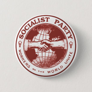 Sozialistisches Party Amerika Button
