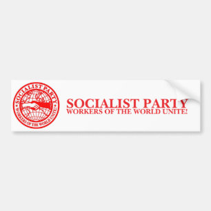 Sozialistisches Party USA Autoaufkleber