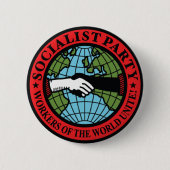 Sozialistisches Party USA Button (Vorderseite)