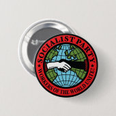 Sozialistisches Party USA Button (Vorne & Hinten)