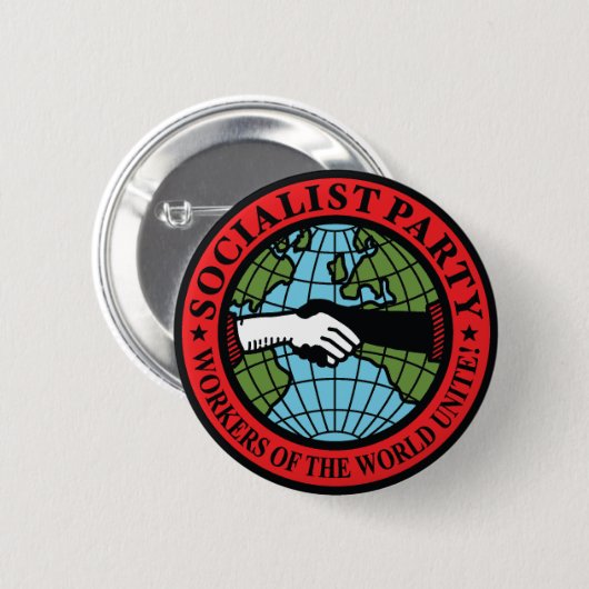 Sozialistisches Party USA Button (Vorne & Hinten)