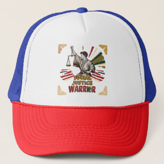 Sozialjustizkrieger für den klassischen Lastwagenh Truckerkappe