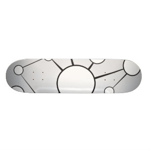Sozialkreis-Diagramm-Entwurf Skateboard