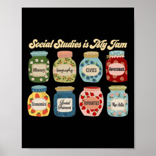 Sozialkunde ist mein Ding Geschichtslehrer Zurück Poster