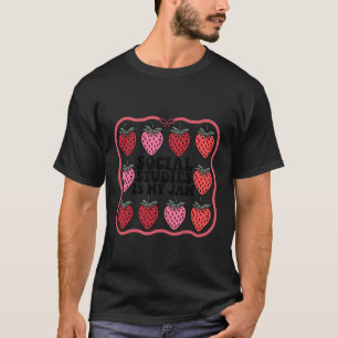 Sozialkunde ist mein Ding Geschichtslehrer Zurück  T-Shirt