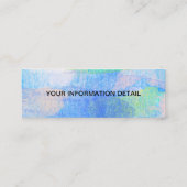 Sozialmedien Instagram Mini Visitenkarte (Rückseite)