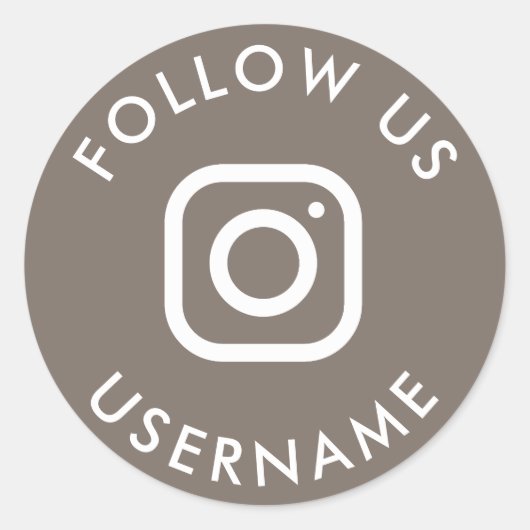 Sozialmedienpaket Runder Aufkleber (Vorderseite)