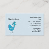 Sozialmedium-Kontakt-Karten Telefonnummerkarte (Rückseite)