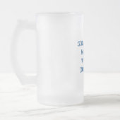 Sozialmedium-Mann-Höhle Stein Mattglas Bierglas (Links)
