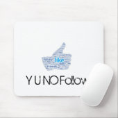 Sozialmedium-Mausunterlage Mousepad (Mit Mouse)