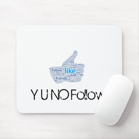 Sozialmedium-Mausunterlage Mousepad (Mit Mouse)