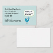 Sozialmedium-Vernetzungs-Karten Visitenkarte (Vorne/Hinten)