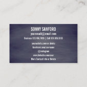 Sozialmedium-Vintage Fahrrad-Antiken-Tafel Visitenkarte (Rückseite)