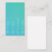 Sozialnetz cool! visitenkarte (Vorne/Hinten)