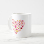 Sozialnetz-Herz Kaffeetasse (Vorderseite Links)