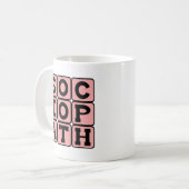 Sozialopath, Jerky Individual Kaffeetasse (Vorderseite Links)