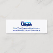 Sozialprofil-Visitenkarte tf 2,0 Bck TwUrt Upgr Mini Visitenkarte (Rückseite)