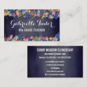 Sozialstern-Tafel-Lehrer der medium-| Visitenkarte (Vorne/Hinten)