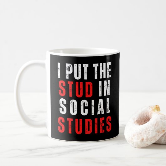 Sozialstudien Lehrer Bewertung Sozialstudien Kaffeetasse (Mit Donut)
