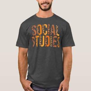 Sozialstudien Leopard Squad Niedlich Herbst Herbst T-Shirt