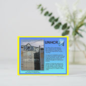 Sozialstudien, UNHCR, Genf Postkarte (Stehend Vorderseite)