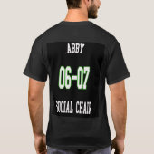 Sozialstuhl T-Shirt (Rückseite)