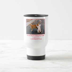 Sozialvernetzung für Katzen Reisebecher
