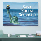 Sozialversicherung gerettet banner (Messe)