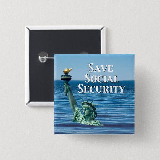 Sozialversicherung gerettet button (Vorne & Hinten)