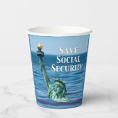 Sozialversicherung gerettet pappbecher (Rückseite)