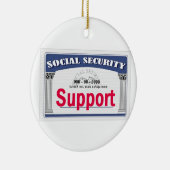 Sozialversicherungs-Verzierung Keramik Ornament (Rechts)