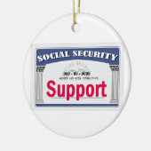 Sozialversicherungs-Verzierung Keramik Ornament (Links)