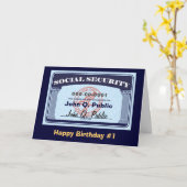 Sozialversicherungskarte - ändern Sie Text Karte (Gelbe Blume)