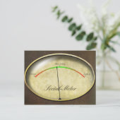 Sozialzähler Postkarte (Stehend Vorderseite)